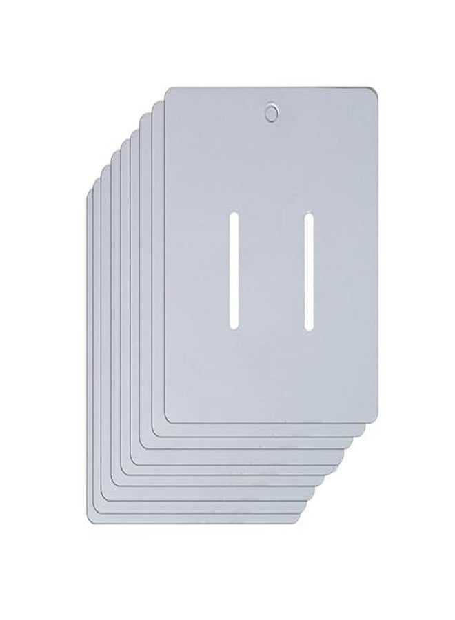 Zenomia White Paper Cardboard Hair Clip Hair Claws Blank Cards Jewelry Display Hair Bow Organizer Tags | Holder Rectangle Paper Cardboard for Hair Accessories Display (50pcs) (3.15X2.75 inch) - Image 1